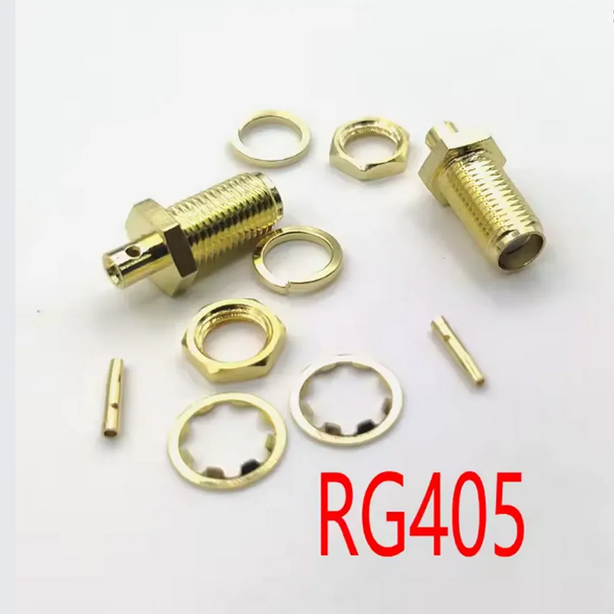 RG405 CONNECTOR SMA Female Crimp Connector For solder RG405 0.086" Semi-rigid cable