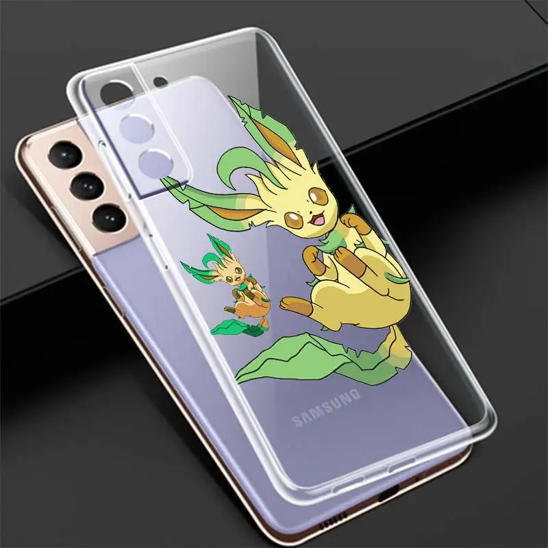 kawaii samsung phone cases Nhật Bản Pokemons Bé Ốp Silicon Trong Suốt Dành Cho Samsung Galaxy Samsung Galaxy S22 Pro S21 S20 FE Cực S10 S10E Lite S9 Plus ốp Lưng Điện Thoại silicone case samsung