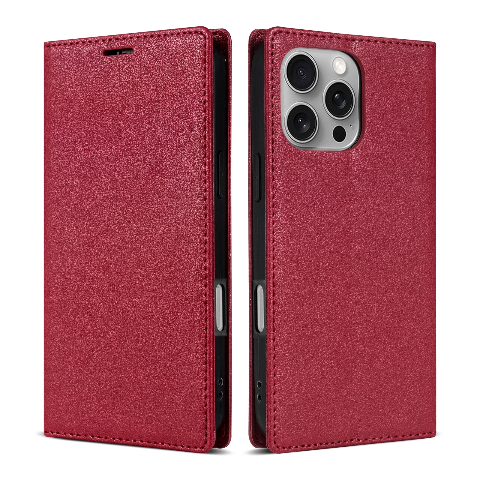 Sleek Retro Flip Leather Wallet Case with Card Slot Holder