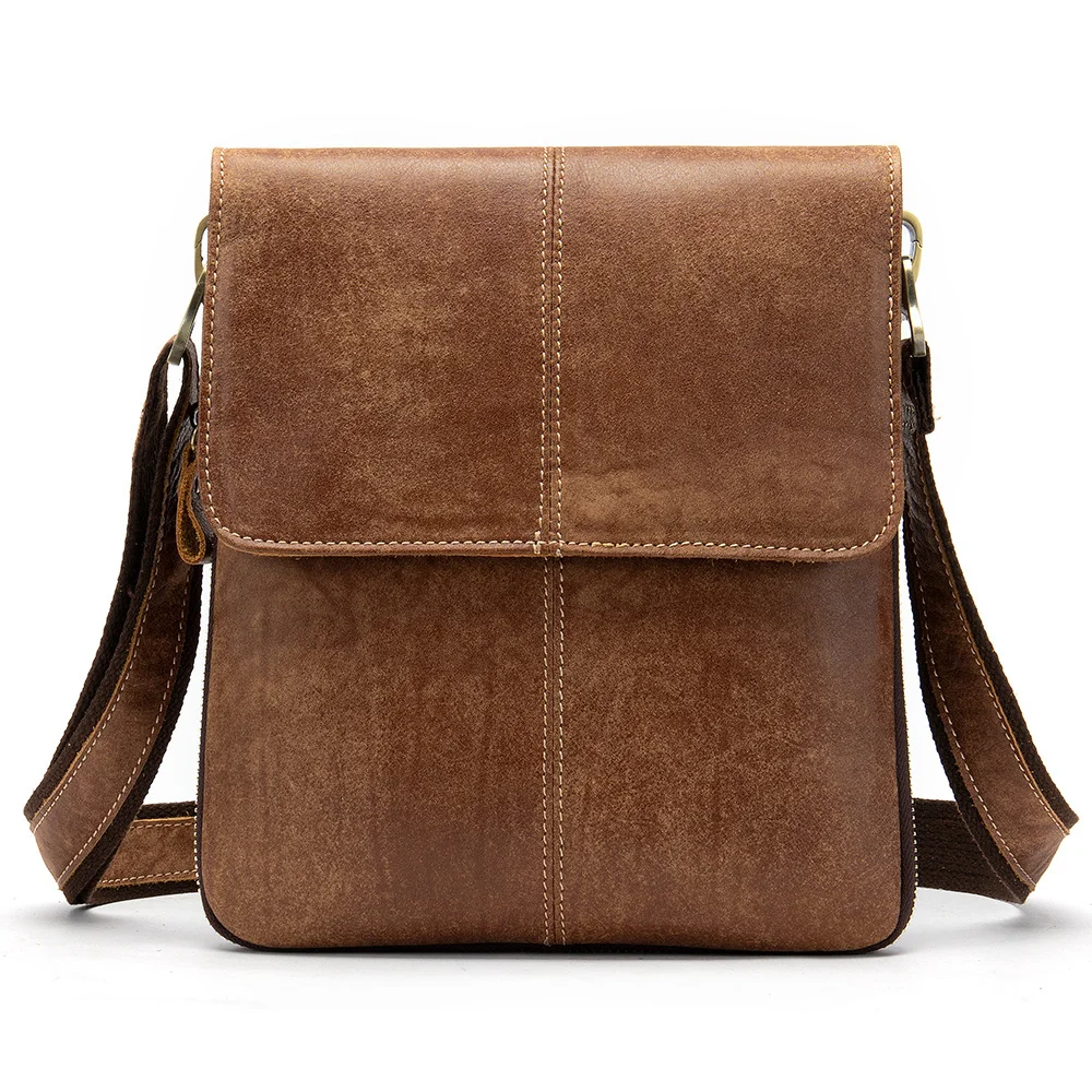

Shoulder Bag Husband Genuine Leather Men's Messenger Business Casual Briefcase Crossbody s Male Side Ipad