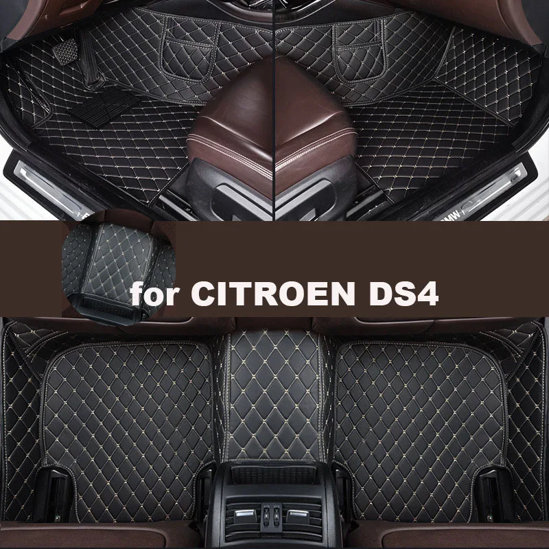 

Autohome Car Floor Mats For CITROEN DS4 2010-2016 Year Upgraded Version Foot Coche Accessories Carpetscustomized