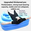 Folding Household Bathtub Adult Inflatable Bathtub Thickened Children's Bathtub 160×84×64cm Blue PVC Material 3