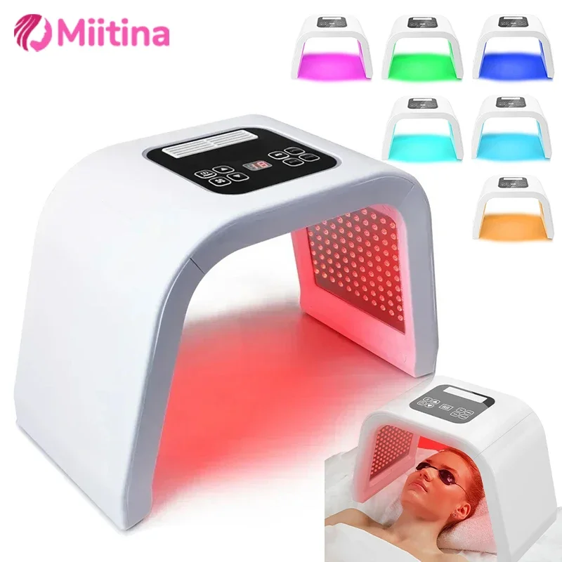 7 Colors LED Photon Machine Nano Skin Moisturizing Face&Body Mask Skin Rejuvenation Care anti-wrinkle Salon SPA Home Use