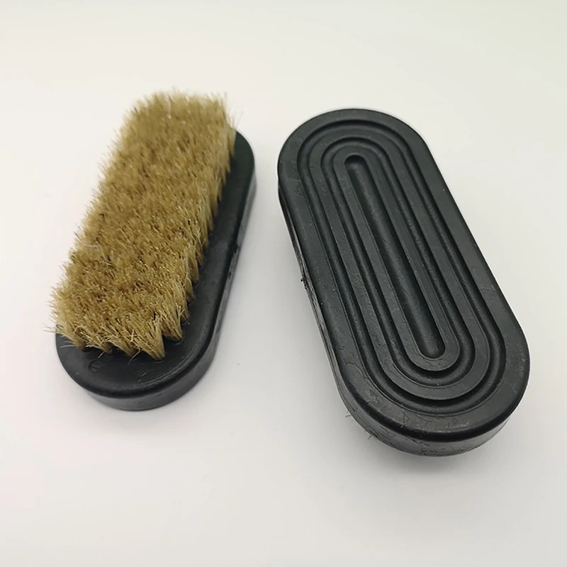 Shoe Polish Brush Leather Pig Hair Soft Polishing Tool Cleaning Nub Boots Clean Shine