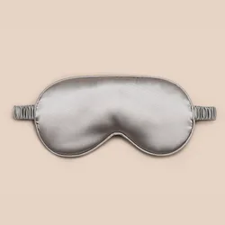 Luxury Sleep Goggles - Silk Eye Mask for a Restful Night and Relaxing Travel Experience (GRAY)
