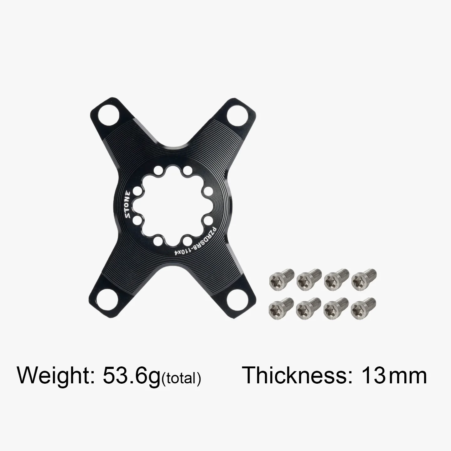 ロードバイクストーンチェーンリング、スパイダーaxs、8ボルト、110bcd