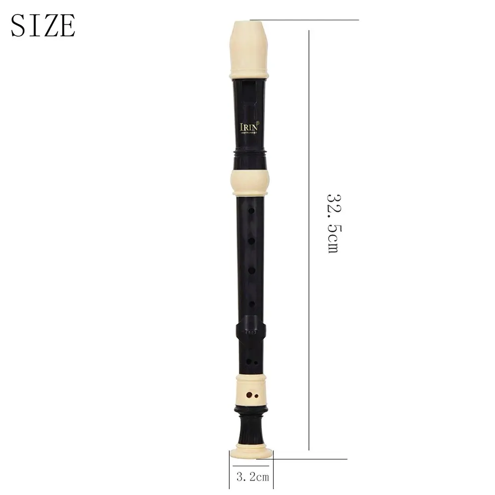 Vertical Flute IRIN Baroque Clarinet Woodwind Instrument Recorder Soprano Vertical Flute With Musical Instrument Accessories Beginner Gift