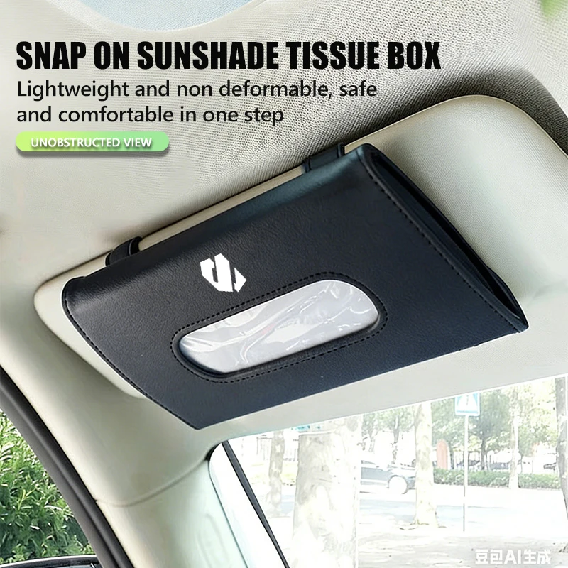 Toyota Car Sun Visor 티슈 박스 교수형 냅킨 보관 가방 Alphard 2015 2016 2017 2018 2019 2020 시리즈 Vellfire