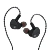 Kiwi Ears Canta 1DD+2Planar Hybrid HiFi IEM Earbuds Wired Earphones for Audiophiles and Musicians with Custom Detachable Cable 1