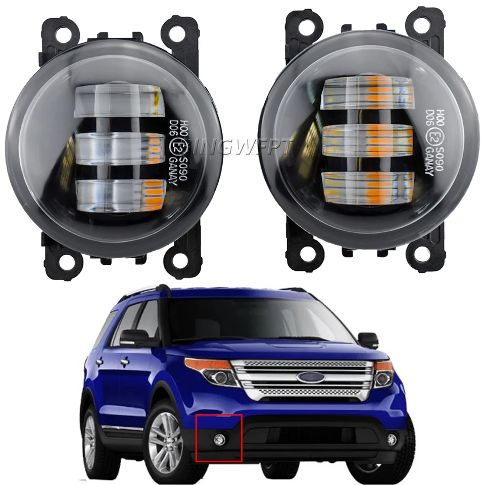 Luces LED Para For Ford Explorer 2011-2015 Faro Bombillas