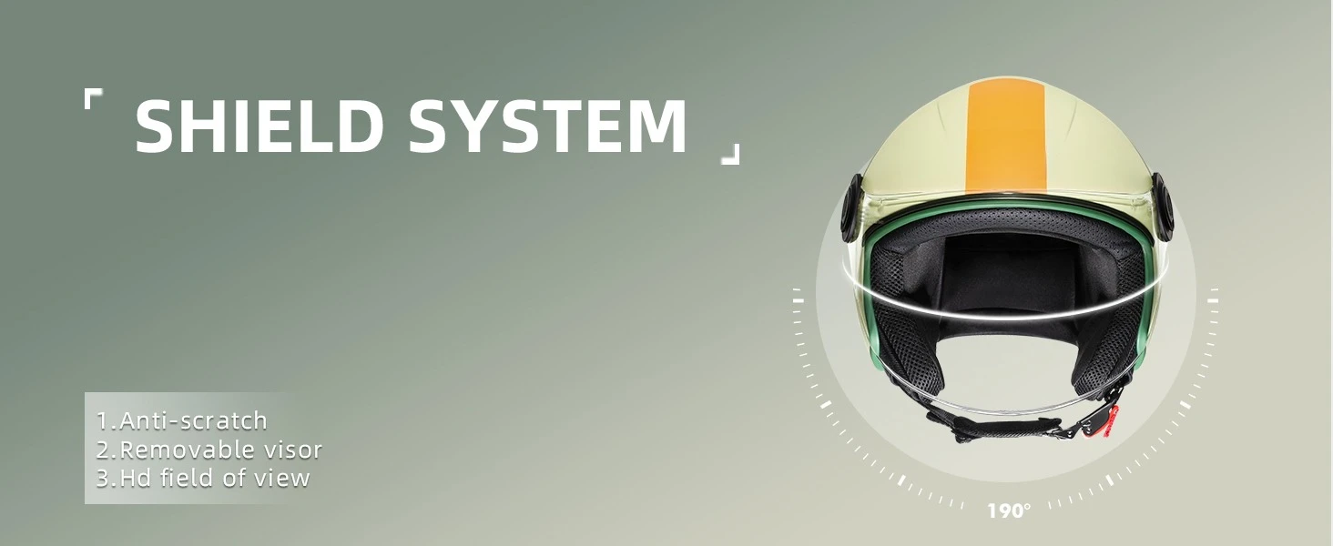 open face helmet