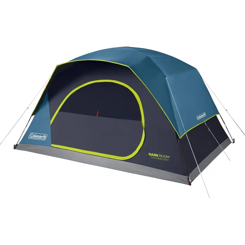 

Coleman Skydome Camping Tent with Dark Room Technology, 4/6/8/10 Person Family Tent Sets Up in 5 Minutes and Blocks 90% of Sunli