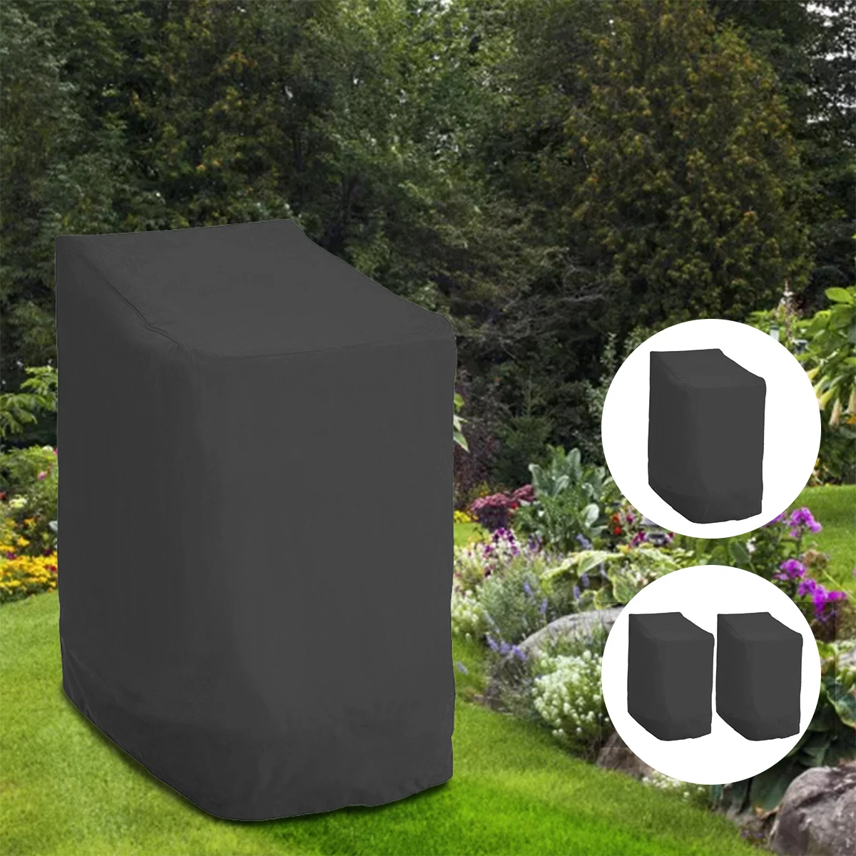 Outdoor Chair Covers Furniture Table Waterproof 210D Oxford Cloth Terrace Garden Sofa Furniture Dust Protective Cover