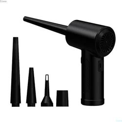 Bateria poderosa espanador de ar sem fio usb aspirador de pó ventilador portátil ferramenta sem fio comprimido para computador portátil teclado do carro