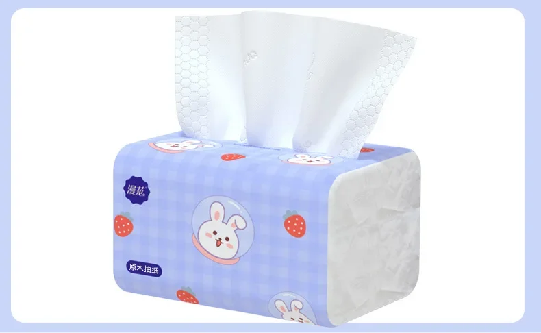 10 Packs Disposable Face Towel Soft Facial Tissue Pumping Paper Home Restaurant Paper Draw Napkin Log Toilet Facial Tissue