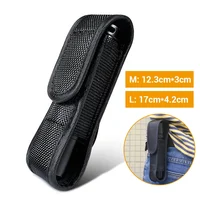 Tactical Molle Flashlight Pouch LED Torch Flashlight Holster Bag Outdoor Work Hunting Camping Hiking Multitool Flashlight Pouch 1