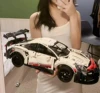 911 RSR Car Compatible 88009 Bricks 1630 PCS DIY Toys Christmas Gifts Birthday Gifts dominoes Blocks Construction Toys 1