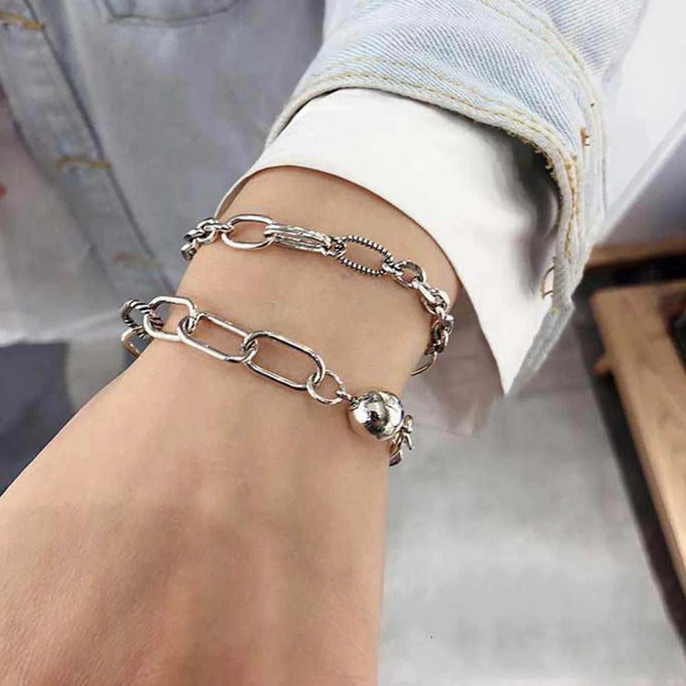 Men's Sterling Silver Chain Bracelet - The Hero