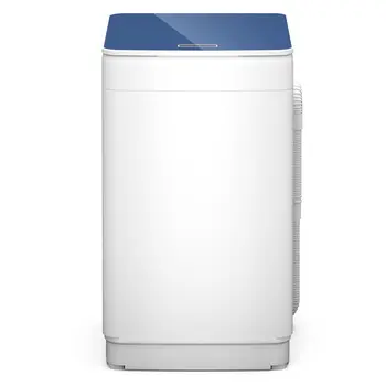 18lbs Portable Washing Machine, Fully Automatic Washing Machine with LED Display, 7 Wash Cycles, 26 Mins Quick, Customized 1