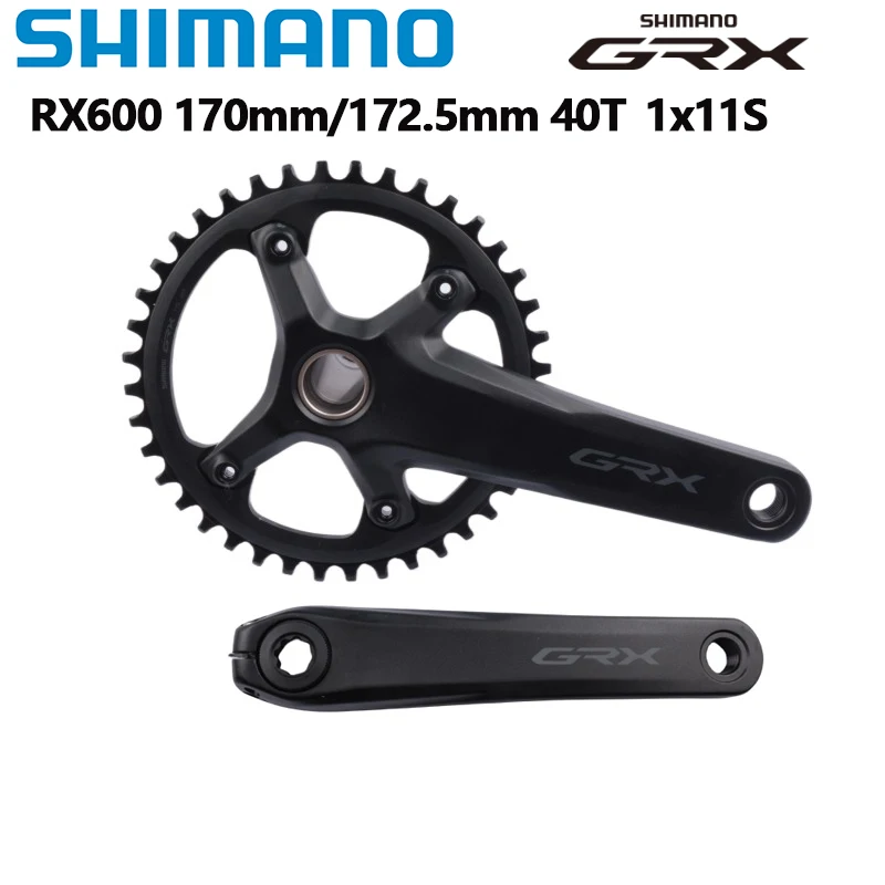 

Shimano GRX RX600 1x11Speed Crankset 170MM 172.5MM 40T Chainring For Road Bike Bicycle Gravel Crankset 11S Crank