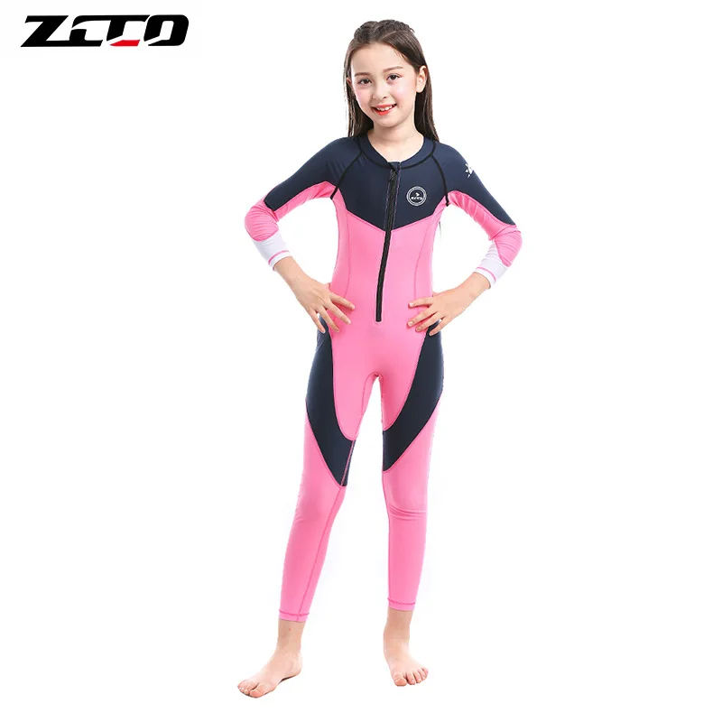 Lycra Diving Skin Boys Girls Youth Thin Wetsuit Rash Guard Full Body UV Protection for Diving Snorkeling Surfing Spearfishing