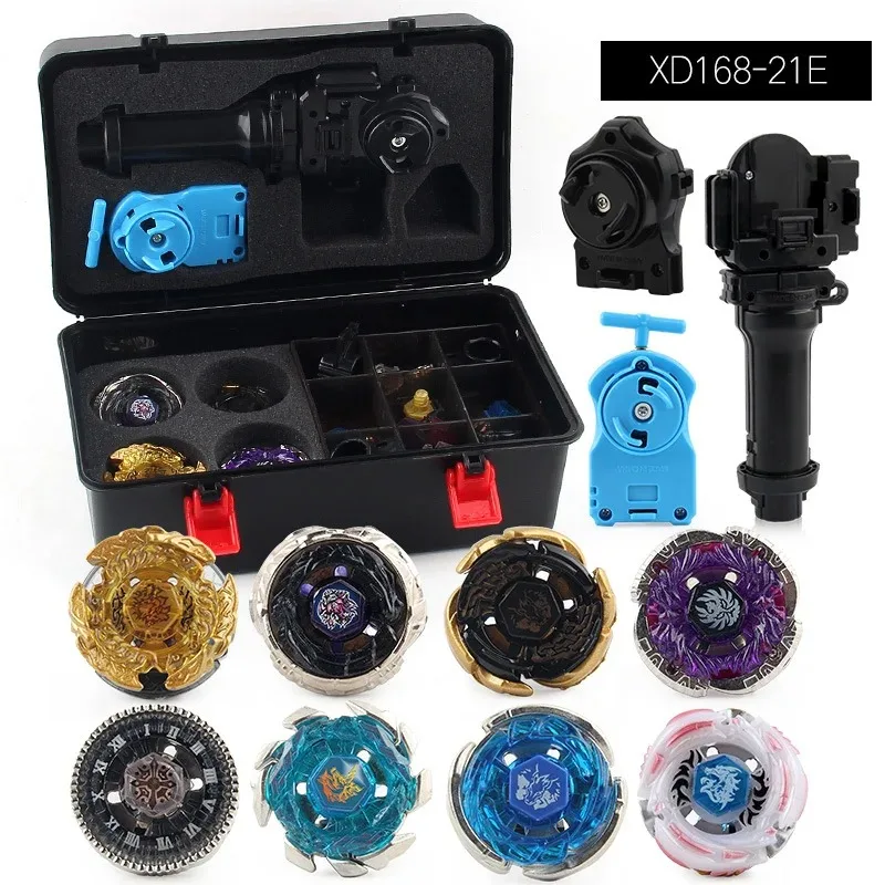 Explosions gyro bb gyro toy plus storage box set portable toolbox foam pressure small boy and girl birthday gift.