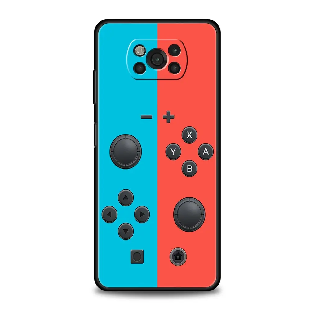 Vintage GamePad Design Black Phone Case – Retro Gaming Style Cover