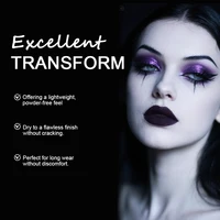 Fond de teint liquide blanc pur pour maquillage de scène COS, correcteur longue durée, ajusteur de fond de teint blanc pur mixte, éclaircit et éclaircit 6