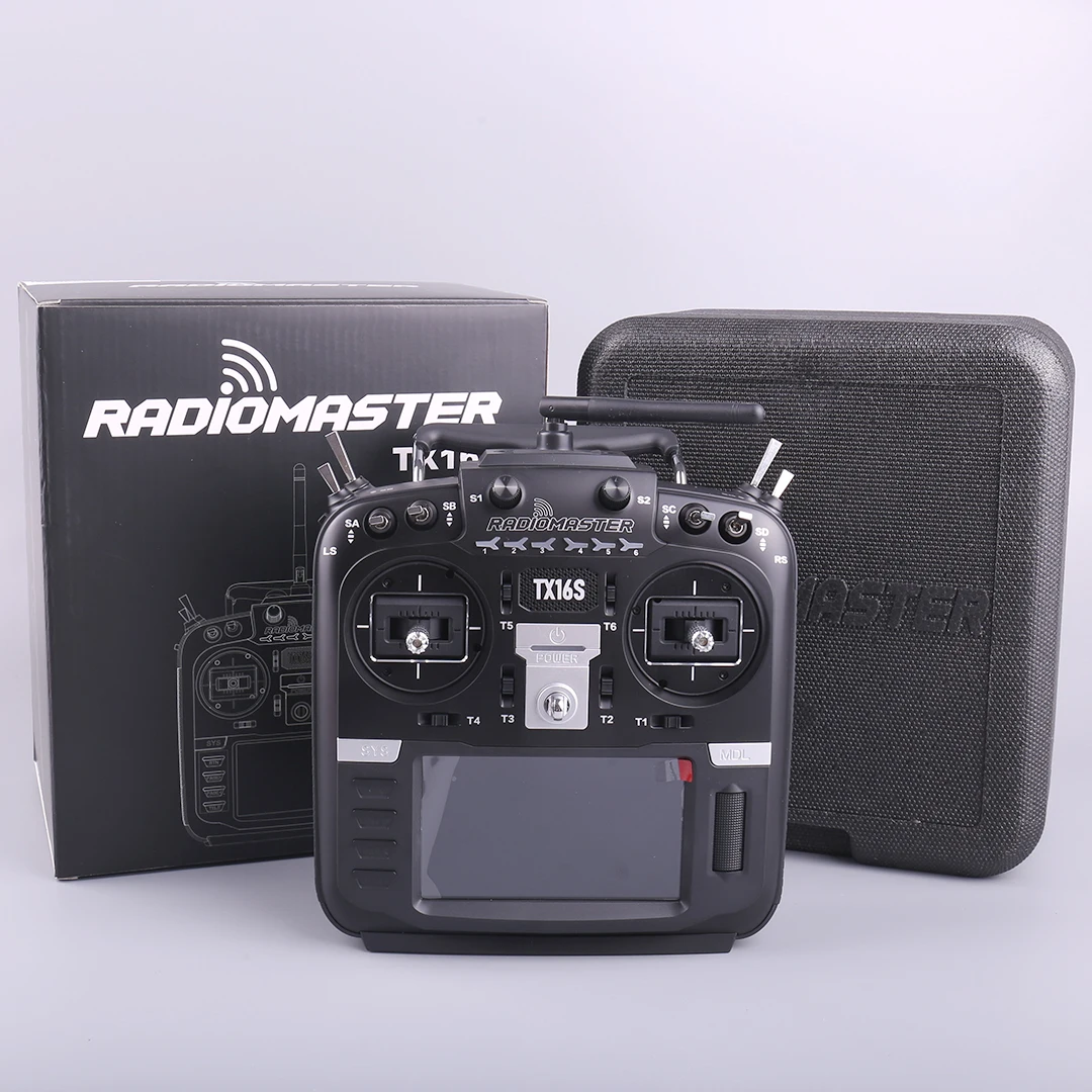 

Radiomaster TX16S MKII MK2 V4.0 Hall Gimbal Support OPENTX and EDGETX Remote Control Transmitter for Airplane RC Model