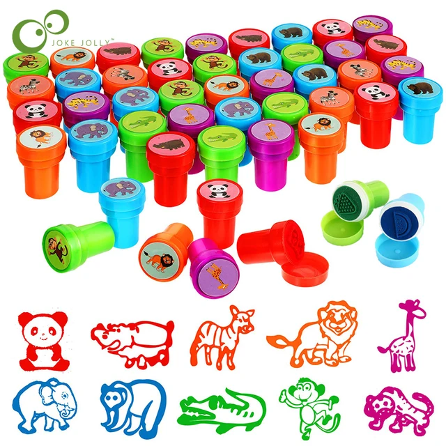 16Pcs/10pcs Assorted Stamps for Kids Stamp Toys for Party Favor, Teacher Stamps, Kids Treasure Box, Prize for Classroom 1