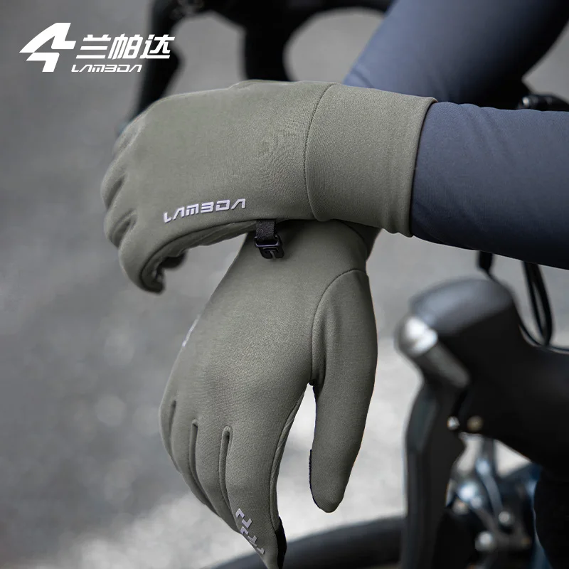 Winter Cycling Gloves Touchscreen Road Mountain Road Bike Gloves Full Finger Fleece Bicycle MTB Glove Accessorires