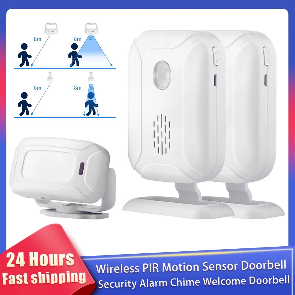Motion Sensor Doorbell Wireless PIR Motion Sensor Detector