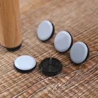 20Pcs 16/19/22/25mm Table Chair Foot Sliders Round Furniture Legs Pads With Screw Cabinet Sofa Glides Floor Protectors Sliders 6