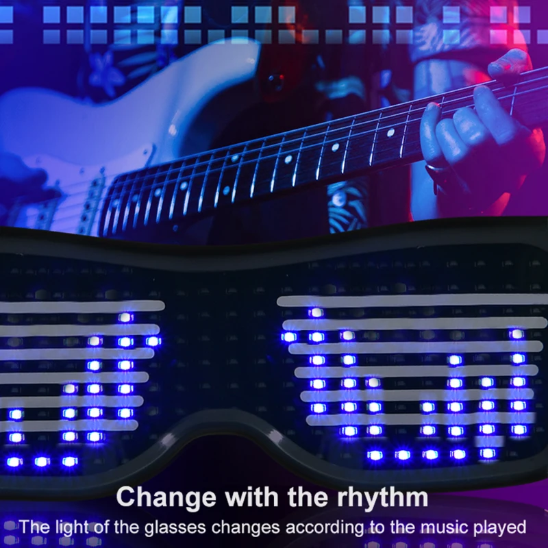 Glow Glasses Bluetooth Led Glasses App Control