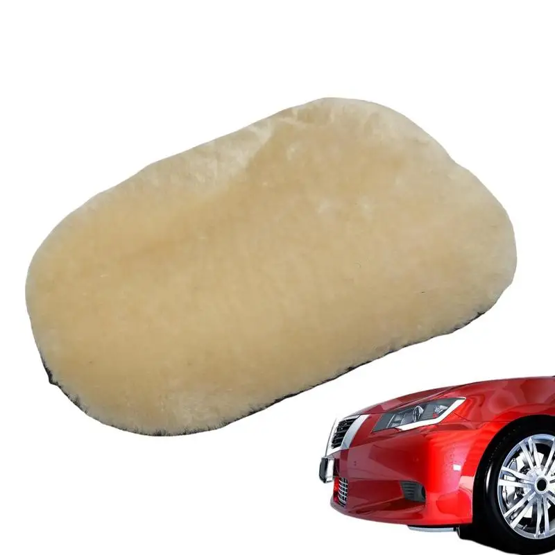 

Wool Car Wash Gloves High-Density Soft Washing Gloves Car Dirt Removal Mitt Plush Cleaning Gloves Car Dirt Removal Mitten For