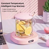 Smart Cup Heater Coffee Milk Mug Warmer Electric Hot Plate for Water Tea Constant Temperature Heating Coaster 3 Gear Warmer Pad 2