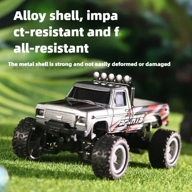 1:64 METAL RC Car Remote Control Drift Car Toy Model Car Mini High-Speed Off-road Climbing Racing Cars Customized Kids Gifts 2
