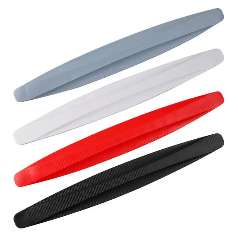 

2pcs Automobile Body Bumper Anti-collision Strip Universal Soft Rubber Car Door Edge Bumper Guard Protection Strip Decorations