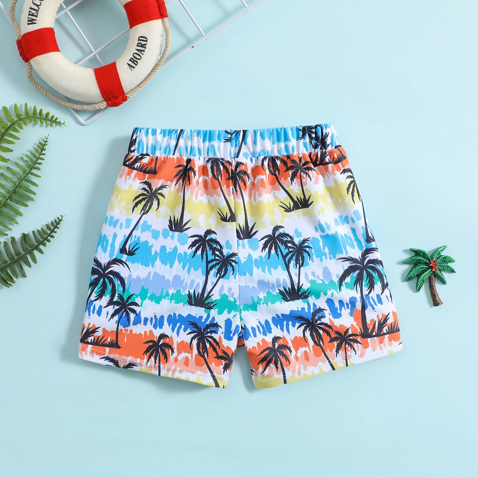 Kids 4t Bathing Suit Toddler Kids Infant Baby Boys Summer Print Shorts Beach Swimwear Swimming Toddler Short Outfits 4t Boy