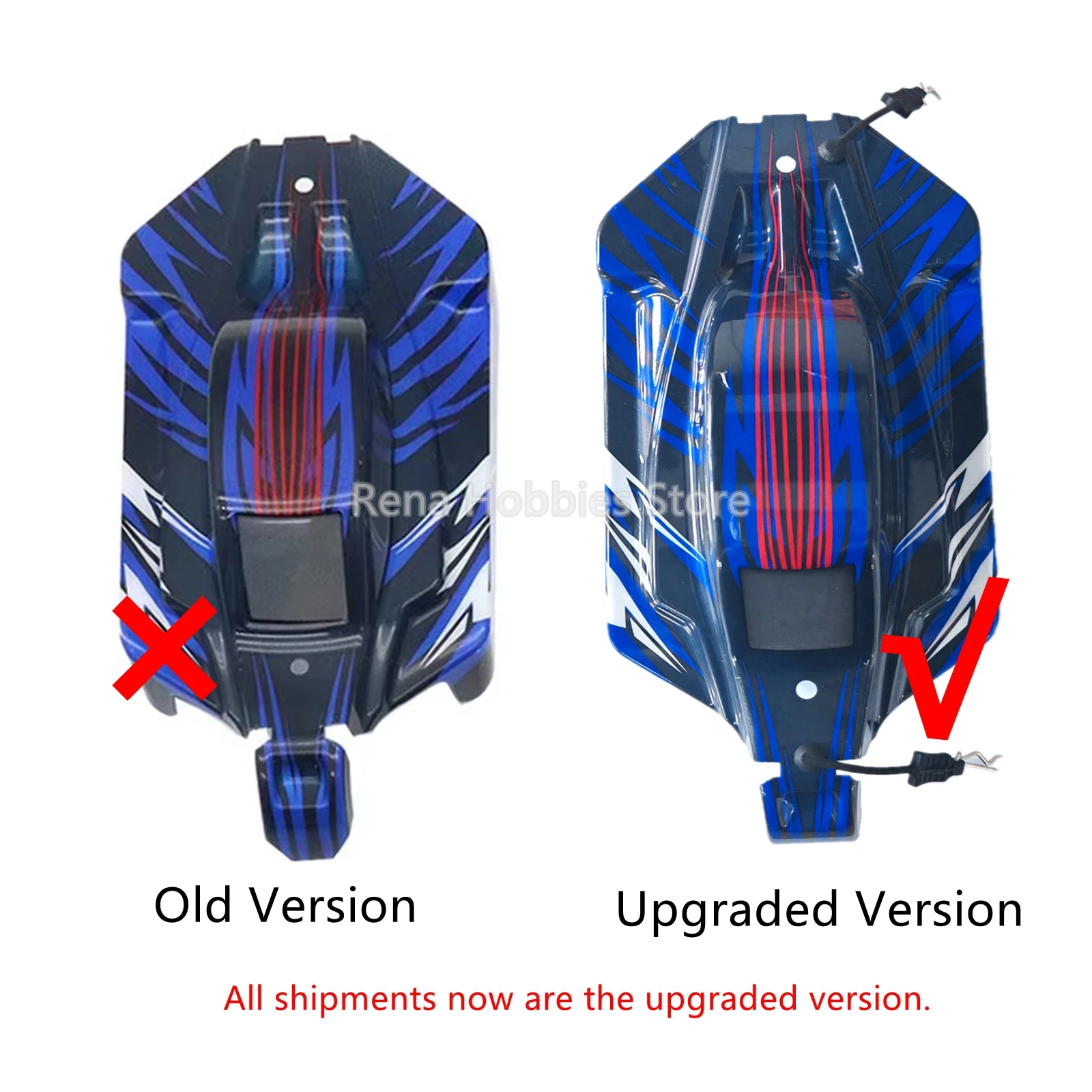 Oumefar 2 Pièces Pièces De Mise à Niveau De Coque De Véhicule RC, Kit D'arbre D'entraînement RC, Adaptées Pour Wltoys 144001 1/14 Voiture électrique