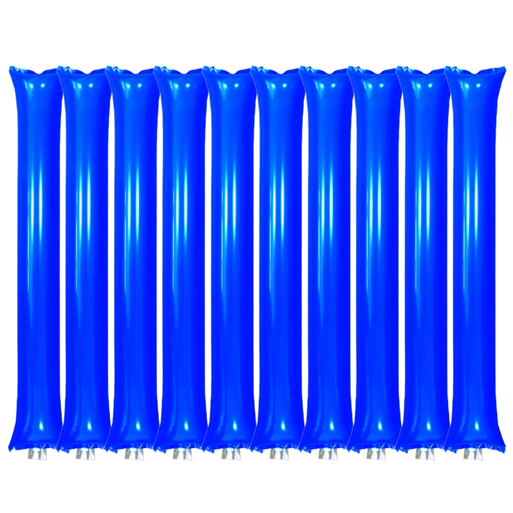 10pcs Inflatable Rods Stadium Noise Maker Refueling Rods Demonstration Balloon Inflator Party Sports Refueling Tools Cheer Props