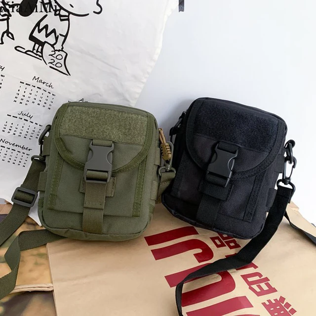 Small Canvas Tactical Messenger Bag