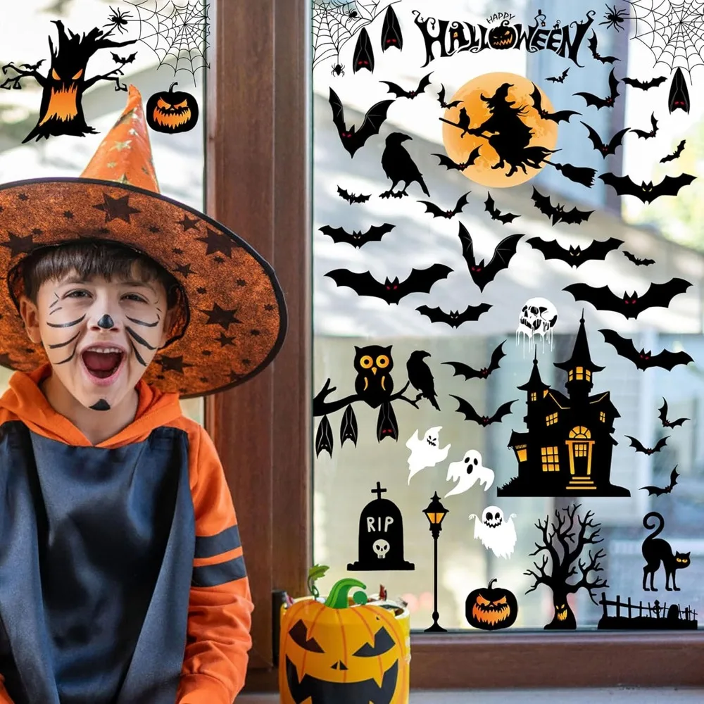 Halloween Window Stickers Decorations 4