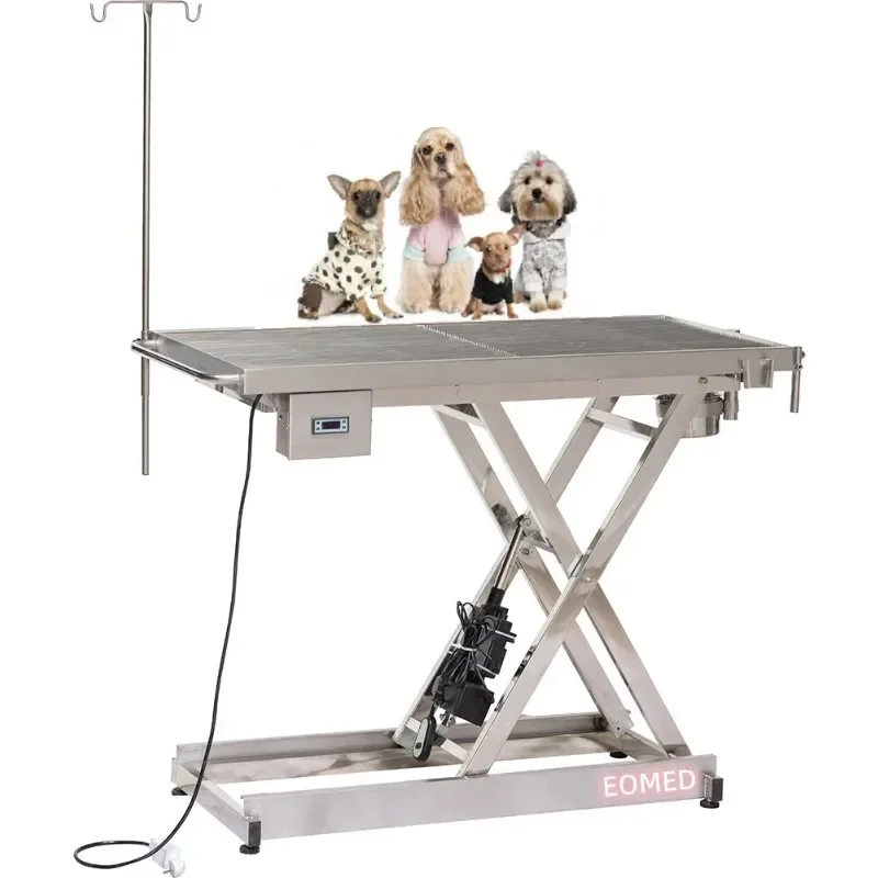 

Vet Electric Surgery Table Operation Veterinary Table Pet Surgical Grooming Table Examination Hospital Equipment VOT-001