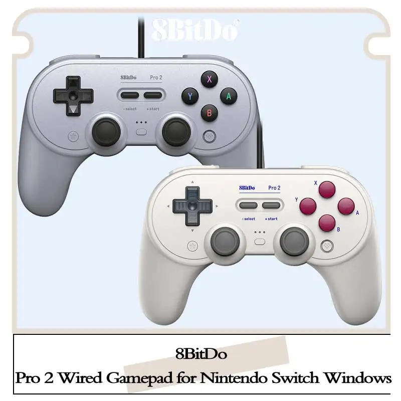 8Bitdo Pro 2 Controller Usb Gamepad Cablato Per Nintendo Switch Windows Steam Raspberry Pi Ns Switch Controllo Del Gioco