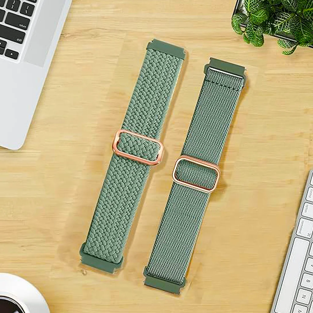 2-Pack Nylon Watch Bands - Adjustable Strap Accessory in Multiple Sizes