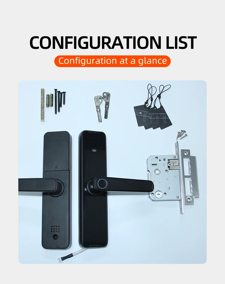PHIPULO Tuya App Biometric Fingerprint Locks Smart Door Lock Remote Unlocking Keyless Lock Digital Electronic Lock