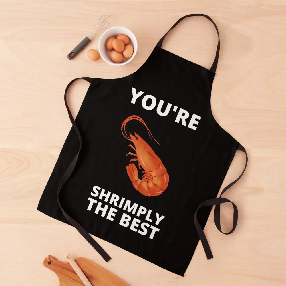 

you'er shrimply the best Apron Manicurists Cute Kitchen Household Items Kitchen Apron