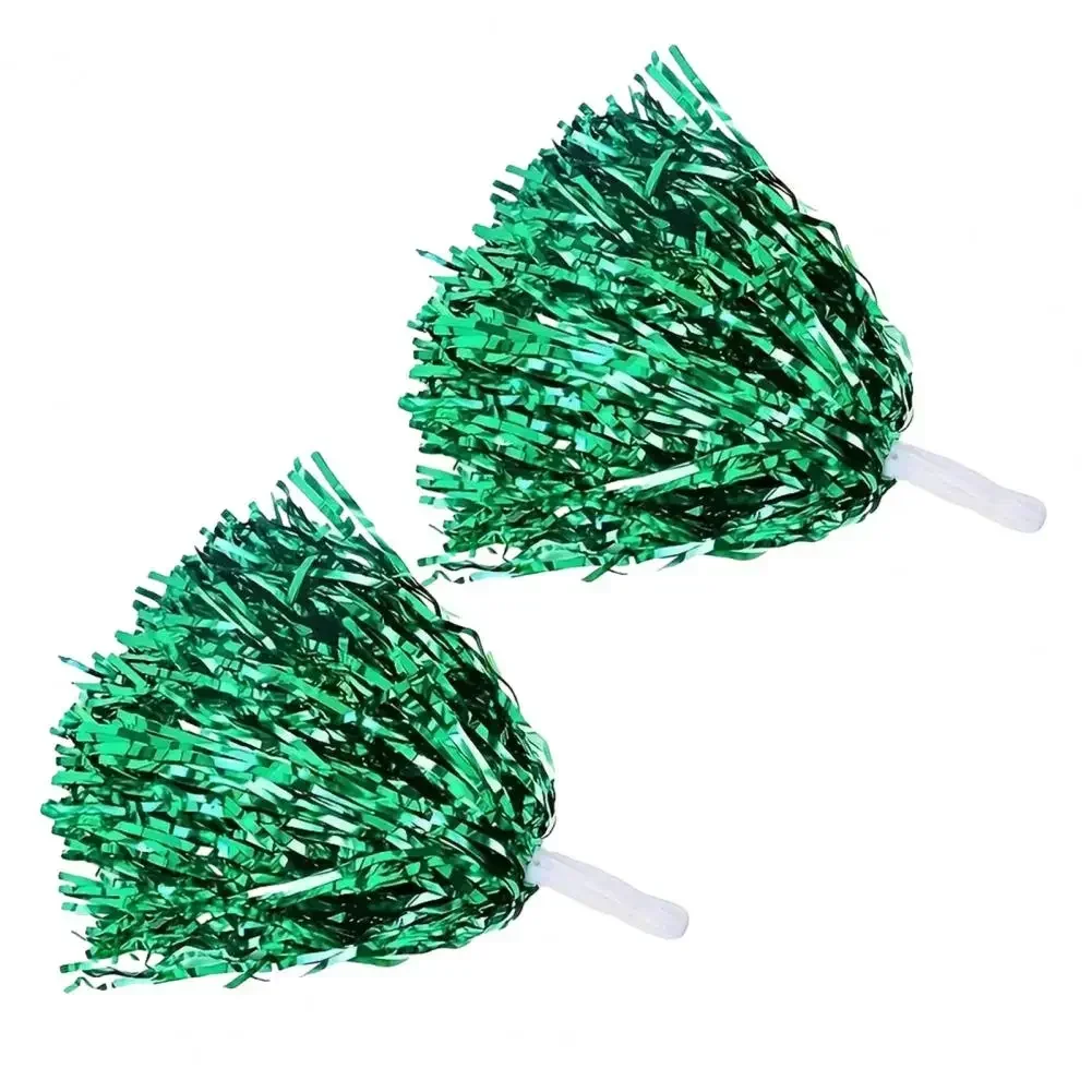 2Pcs Cheerleader Pompom Girl Pompony Celebration Football Basketball Team Match Sports Pompoms Decorator Dance Pom Poms Cheer