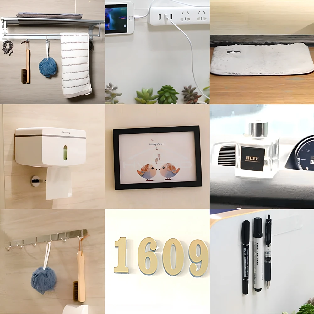 20mm Monster Tape Waterproof Wall Stickers Reusable Heat Resistant Bathroom Home Decoration double sided tape